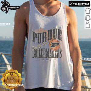 Stylish Nice Purdue Boilermakers Baller Bounce Tank Top in black, perfect for fans and summer sports events.