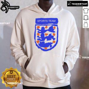 England sports team hoodie in vibrant colors, showcasing team logo, perfect for fans and activewear enthusiasts.