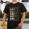 Official 07th Anniversary 2018-2025 Yellowstone Signature T-Shirt, celebrating memories with a stylish design.