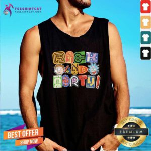 Official Adventures Of Rick And Morty Tank-top