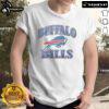 Official Buffalo Bills Overrun T-Shirt featuring team colors and logo, perfect for fans supporting their favorite NFL team.