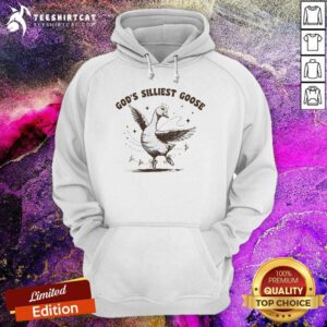 Official God's Silliest Goose Funny Goose Sarcastic Vintage 90s Hoodie