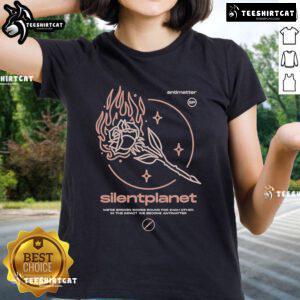 Official Silent Planet Antimatter Ladies Tee featuring a stylish design and vibrant colors, perfect for fans and casual wear.