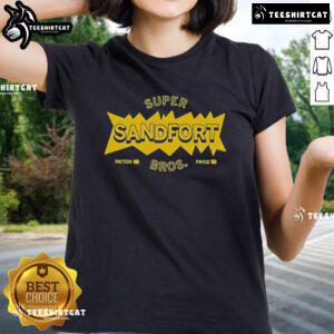 Official Super Sandfort Payton Bros Pryce Ladies Tee in stylish design and vibrant colors, perfect for casual wear.