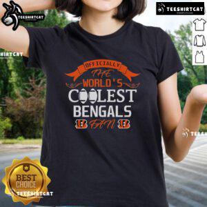 Official Cincinnati Bengals fan ladies tee featuring bold team logo and stylish design for passionate supporters.