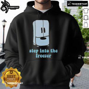 Official Tweezer Freezer Step Into The Freezer Hoodie featuring a cozy design perfect for chilly weather.