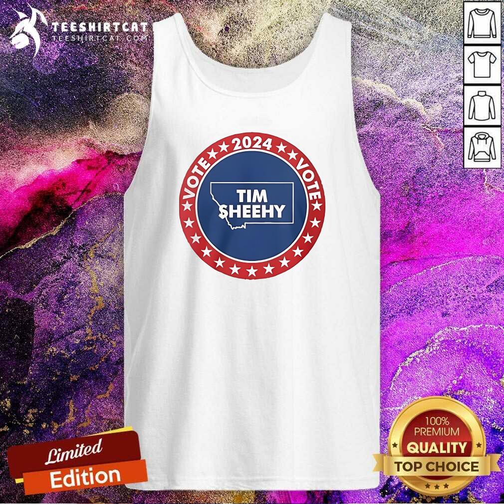 Pretty Vote Tim Sheehy Montana 2024 Us Election Souvenir Tank-top