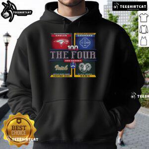 Top MHSAA Division 5 Football Semi-Finalists 2024 hoodie featuring team logos and championship design.