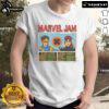 Top Marvel Jam Cyclops and Jean Grey T-Shirt featuring iconic characters in vibrant colors for superhero fans.