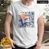 Funny QR President Trump dance code 4547 on a MAGA Trump 2024 T-shirt, perfect for supporters and humor lovers alike.