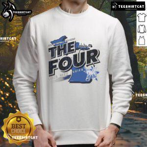 Good Beal City Aggies 2024 MHSAA Football D8 sweatshirt featuring team colors and logo, perfect for fans and players.