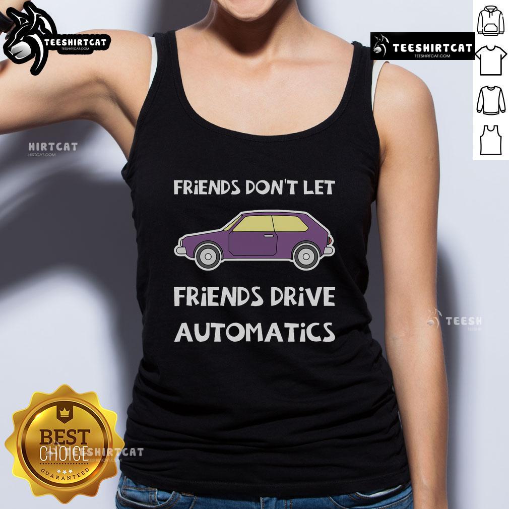 Good manual transmission car driving enthusiast tank top featuring a stylish design for car lovers and driving fans.