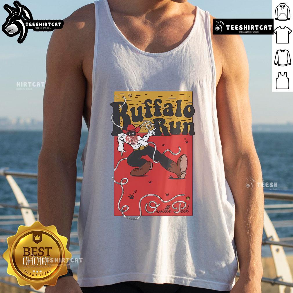 Good Orville Peck Buffalo Run Tank Top featuring vibrant colors and unique design, perfect for fans of Orville Peck apparel.