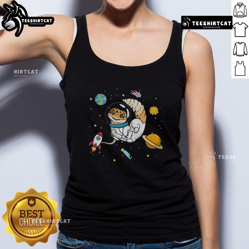 Good Reptile Space Leopard Gecko Lover Tank Top featuring a vibrant design for reptile enthusiasts and pet lovers.