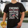 Hot Donald Trump 47th President Inauguration 2025 Supporters T-Shirt featuring bold graphics and patriotic colors.