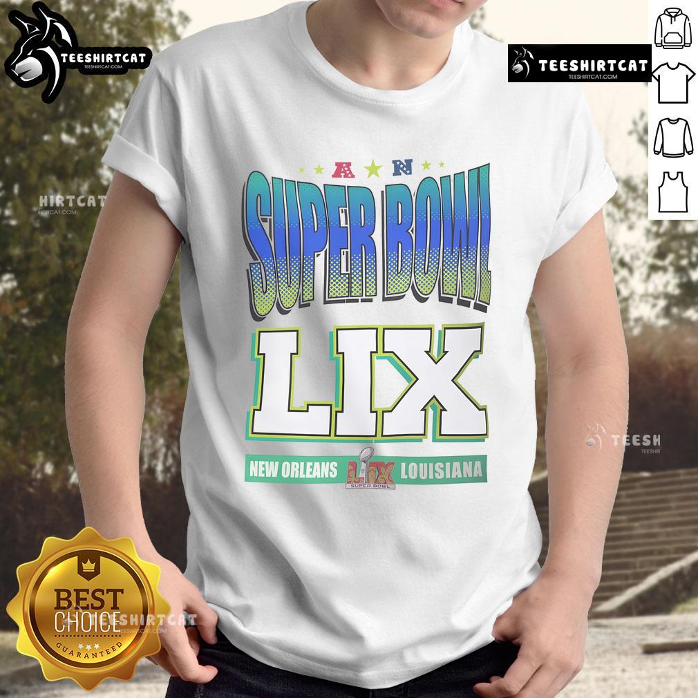 Hot Super Bowl LIX New Orleans and Louisiana T-Shirt featuring vibrant graphics celebrating the big game.