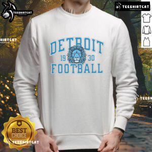 Nice Detroit Football Grit 1930 Game Day sporty sweatshirt showcasing vintage team spirit and classic athletic style.