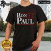 Retro vintage Ron Paul for President 2012 T-shirt featuring bold graphics, perfect for election enthusiasts and collectors.