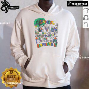 Child wearing a Nice Stay Cool Elementary Hoodie in bright colors, perfect for school and casual outings.