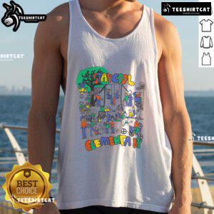 Nice Stay Cool Elementary Tank Top in vibrant colors, perfect for summer wear for kids at school or play.