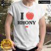 Nice The Real Housewives Of New York City Apple RHONY T-Shirt featuring vibrant graphics and stylish design for fans.
