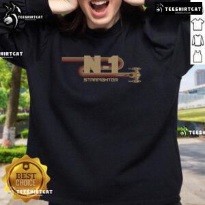 Nice Vintage N-1 Starfighter Star Wars Sweatshirt featuring iconic design and comfortable fit for fans and collectors.