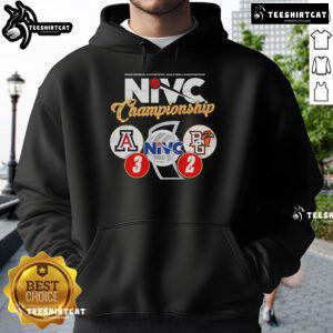 Alt Text: Official Arizona Volleyball Nivic Champions 3-2 hoodie showcasing team pride and athletic spirit. Perfect for fans!