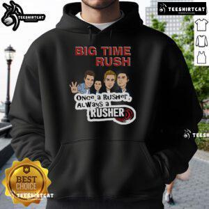 Official Big Time Rush memorable TV moments classic hoodie showcasing vibrant design and fan-favorite characters.
