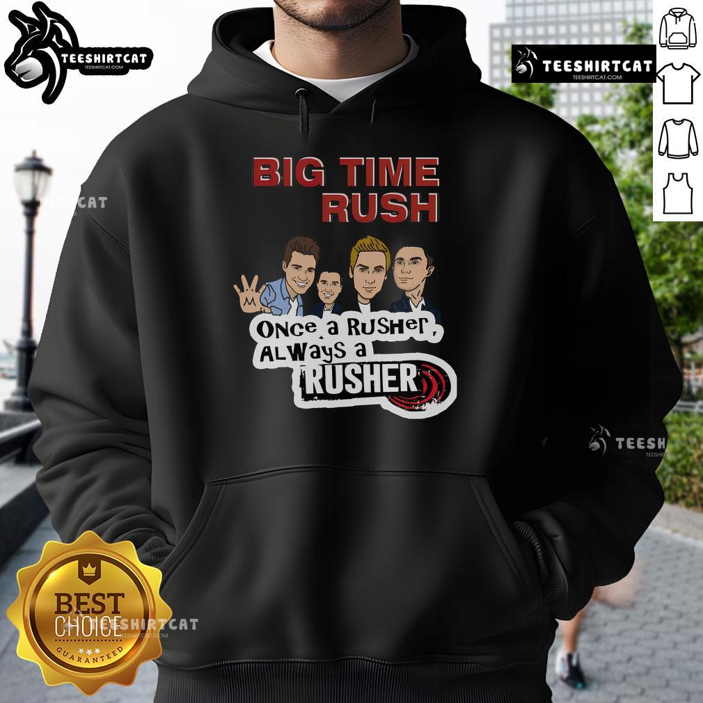Official Big Time Rush memorable TV moments classic hoodie showcasing vibrant design and fan-favorite characters.