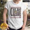 Official Chicago Blackhawks Khaki 2025 NHL Winter Classic Richmond Powerhouse T-Shirt displayed on a neutral background.