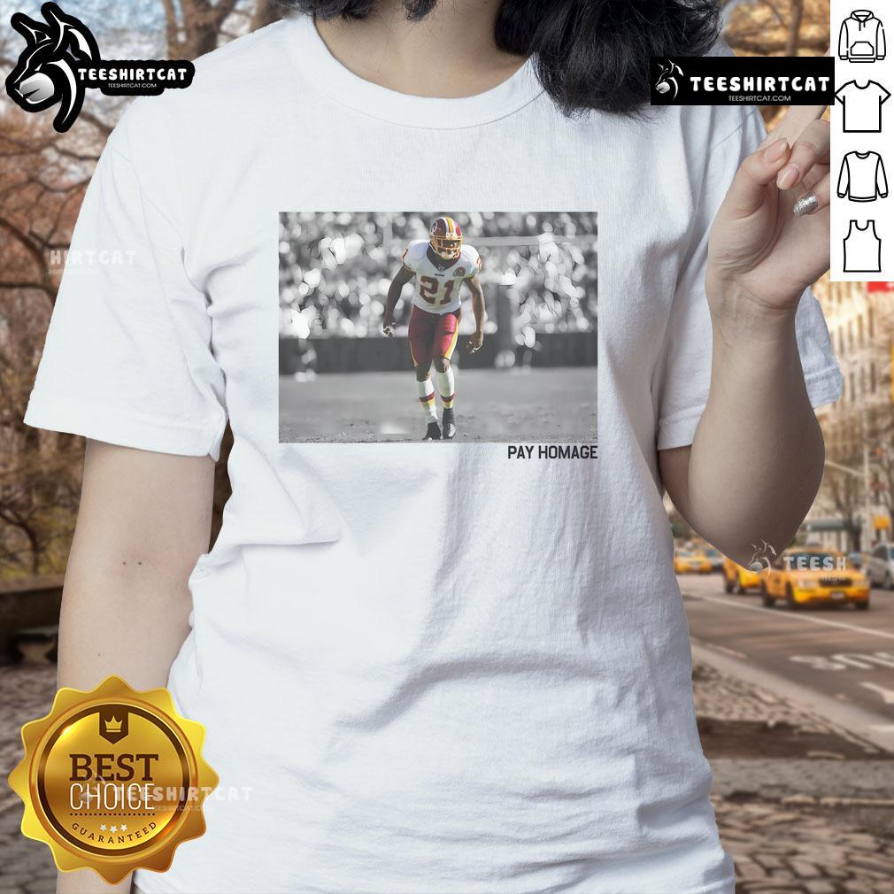 Official Homage Sean Taylor Ash Washington Commanders Ladies Tee featuring a tribute design honoring the NFL legend.
