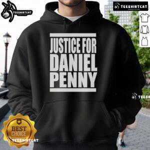 Official Justice For Daniel Penny Hoodie featuring bold letters and a stylish design promoting awareness and support.