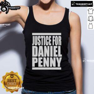 Official Justice For Daniel Penny tank top featuring bold graphics and message supporting justice for Daniel Penny.