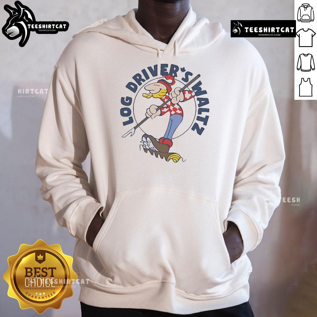 Official Log Drivers Waltz X Retrokid hoodie featuring unique design, perfect for fans of the classic Canadian song.