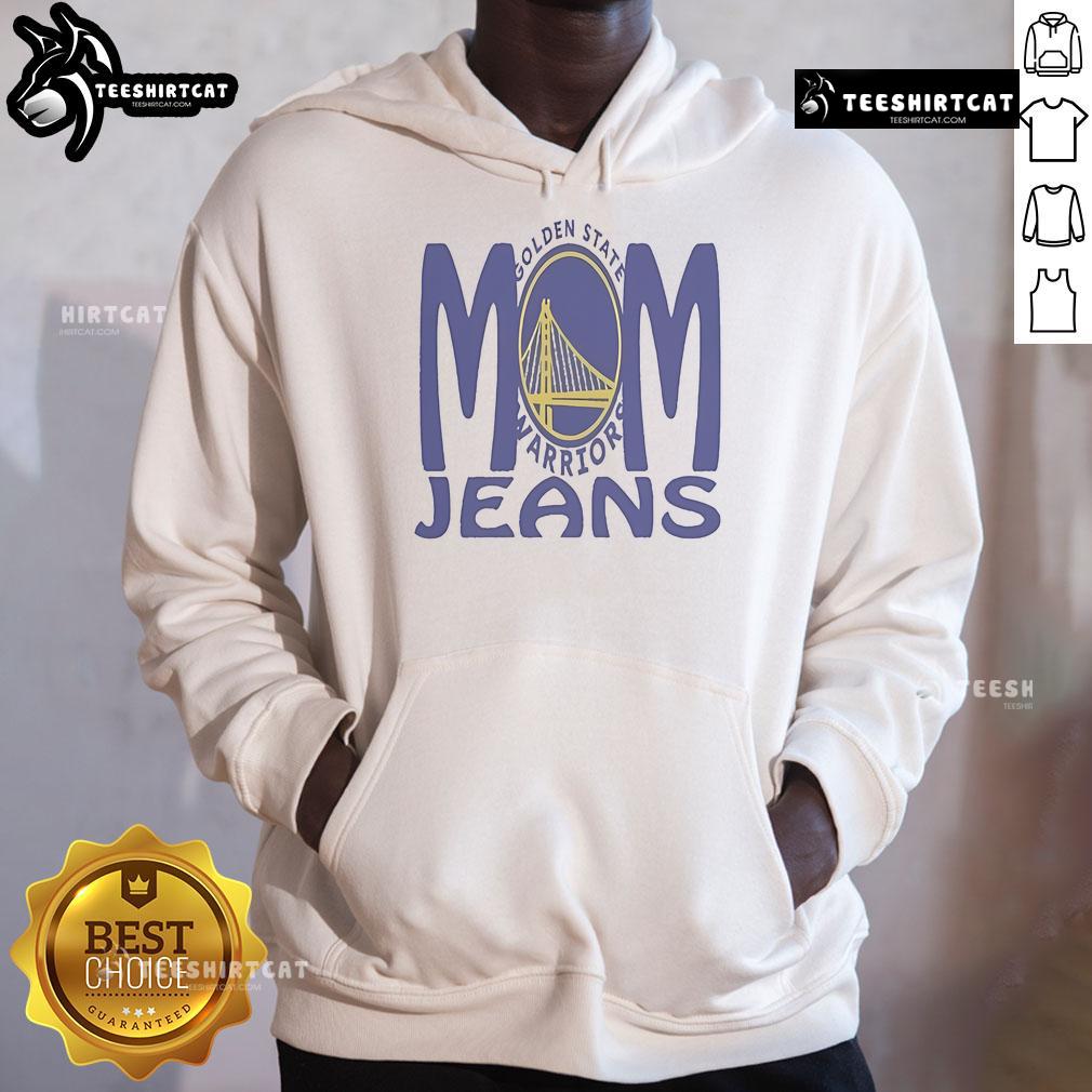 Official Mom Jeans Golden State Warriors Hoodie, stylish and cozy apparel for fans showcasing team pride.