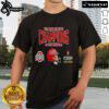 Official Ohio State Buckeyes Champions CFP First Round Game T-shirt showcasing OSU pride in college football playoffs.