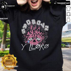 Alt Text: Official Sad Boyz Y Lloro Sweatshirt featuring a stylish design, perfect for fans of the Sad Boyz brand.