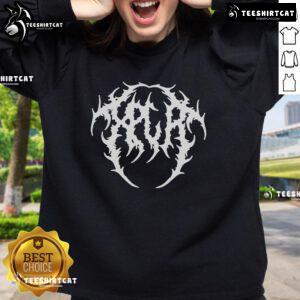 Official Sam and Colby spiked sweatshirt featuring a trendy design, perfect for fans of the popular YouTube duo.