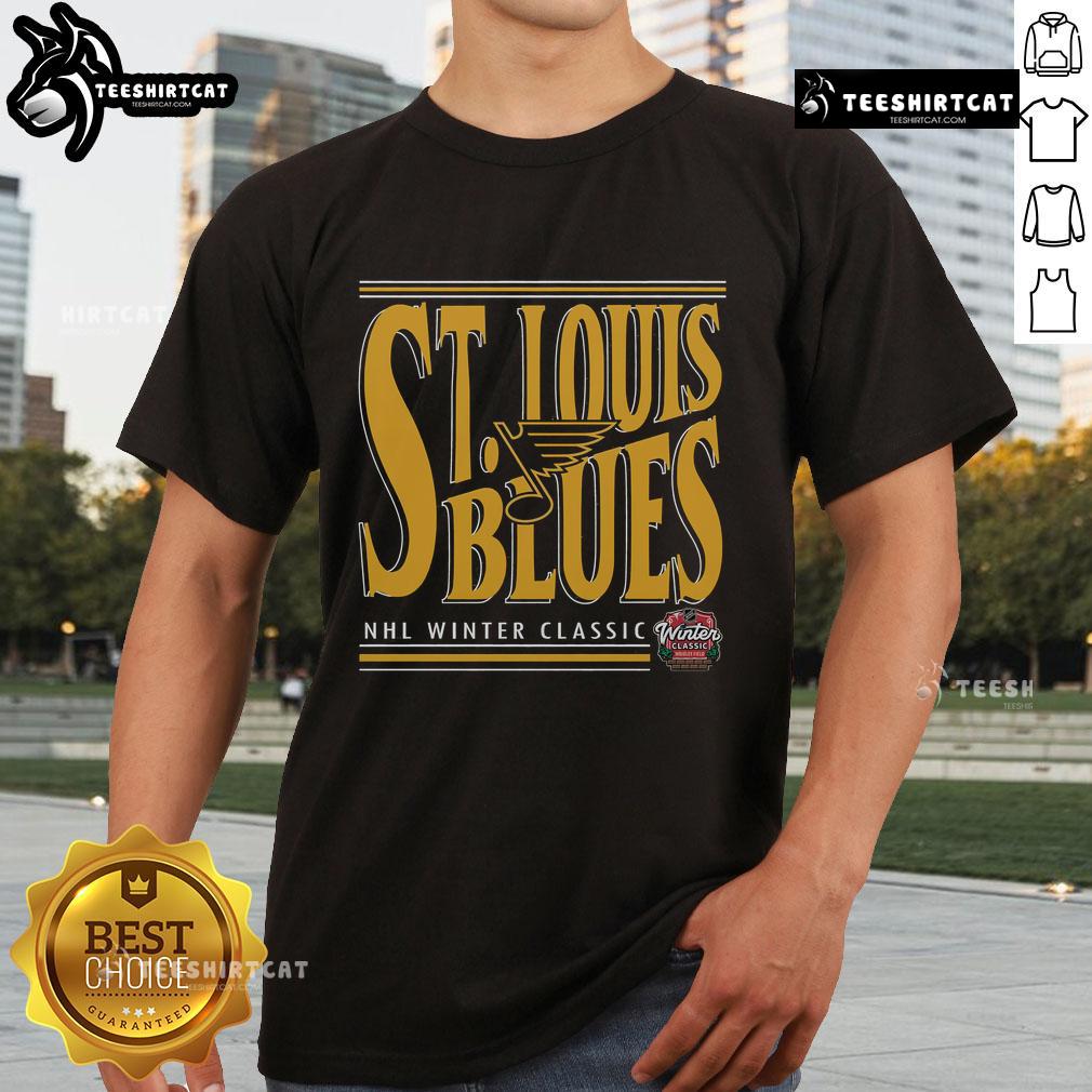 Alt Text: Official St. Louis 2025 NHL Winter Classic Richmond Powerhouse T-Shirt featuring vibrant team graphics and comfortable fit.
