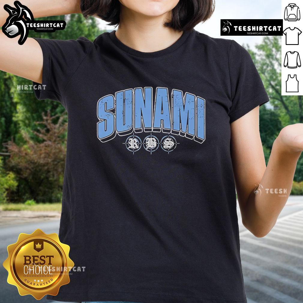 Official Sunami Skull Tank Ladies Tee featuring a stylish skull graphic on a comfortable tank top for women.