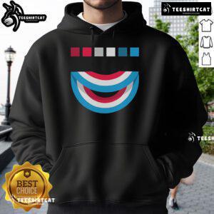Official Tavar Zawacki Lazy Circle hoodie displayed at Wynwood Walls, showcasing vibrant street art and urban fashion.