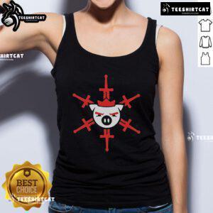 Official Technoblade Holiday Swordflake Tank Top featuring unique design, perfect for fans and festive occasions.