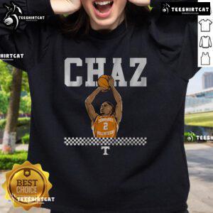 Official Tennessee Basketball Chaz Lanier sweatshirt featuring vibrant team colors and logo for fans and players.