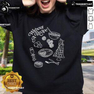 Official Try Guys Without A Recipe Sweatshirt featuring a stylish design and cozy fit for fans of the popular YouTube series.