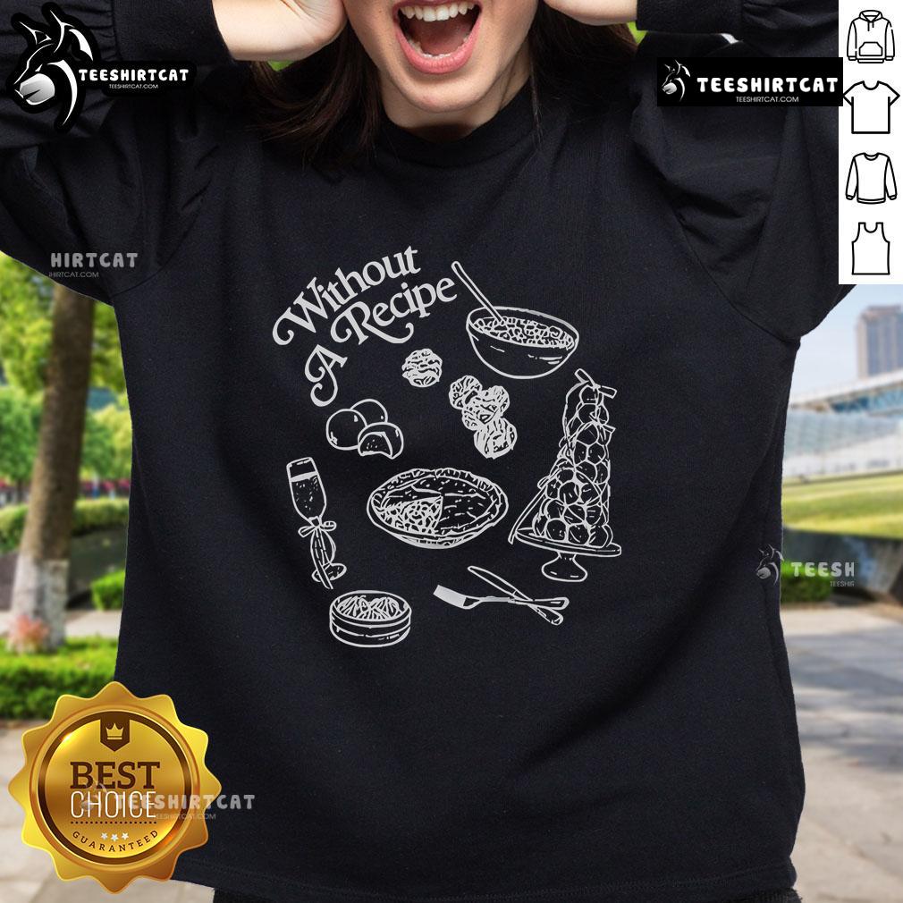 Official Try Guys Without A Recipe Sweatshirt featuring a stylish design and cozy fit for fans of the popular YouTube series.