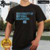 Official UNC Tar Heels National Champions T-Shirt featuring team logo and vibrant colors for fans and alumni.