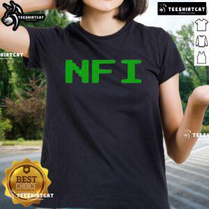 Official WarChild x NFI Ladies Tee featuring stylish design and premium fabric for a trendy look.
