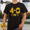 Premium 4.0 In The Game Michigan Football T-Shirt featuring vibrant colors and team logo, perfect for fans.