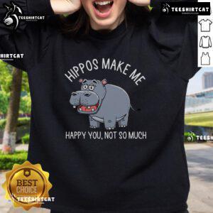 Premium Hippopotamus Zookeeper sweatshirt featuring a hippo design, perfect for hippo lovers and enthusiasts.