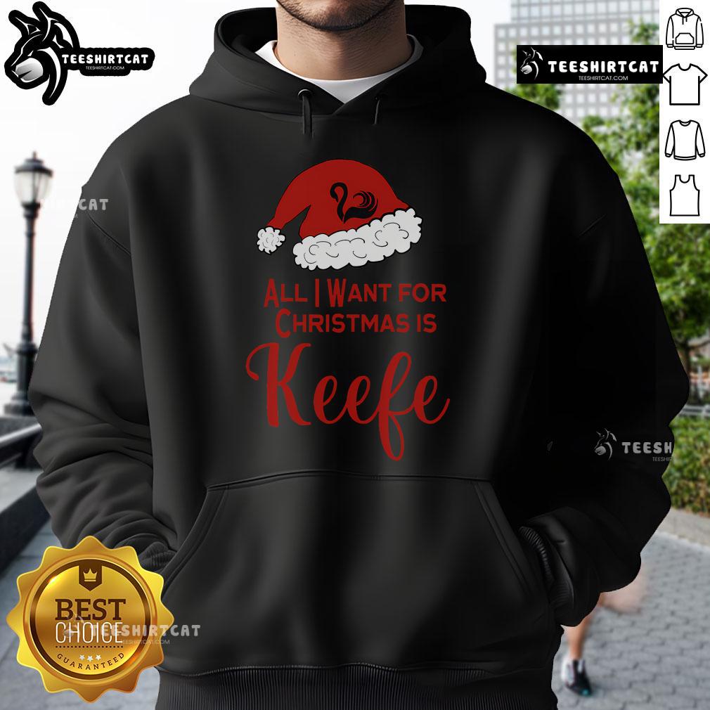 Cozy hoodie featuring Pretty Christmas design for Keeper fans of The Lost Cities series, perfect for holiday wear.